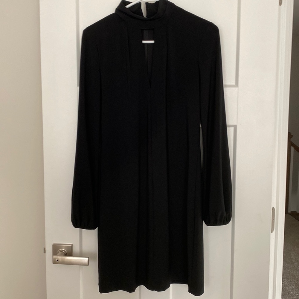 Black Long Sleeve WHBM Dress